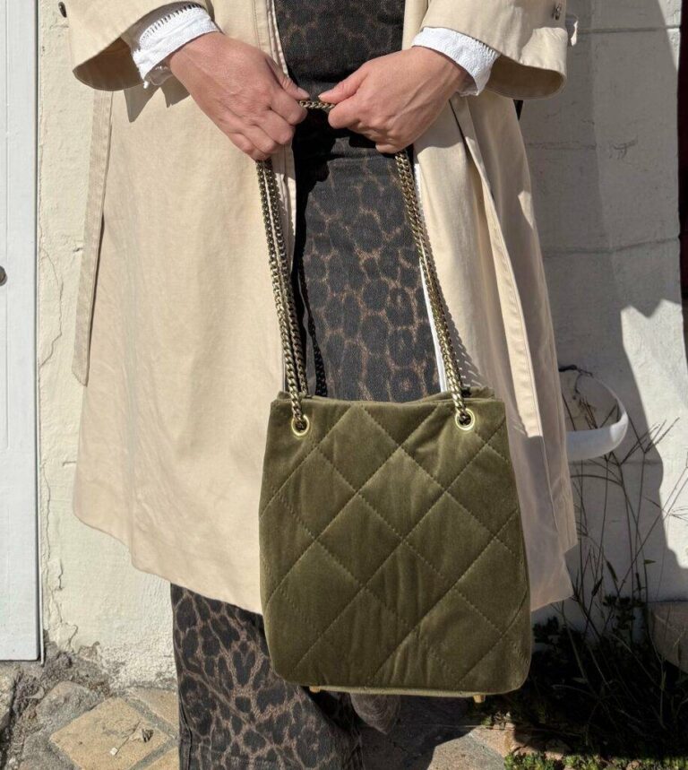 Maison Mallow - Sac Seau Margot Vert Olive