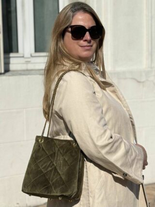 Sac Seau Margot Vert Olive par la marque MAISON MALLOW MAISON MALLOW - Sac Seau Margot Vert Olive