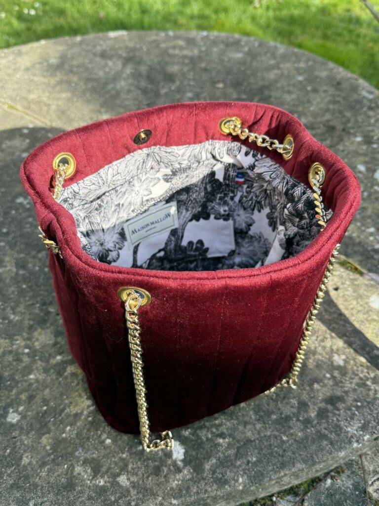 Maison Mallow - Sac Seau Margot Bordeaux