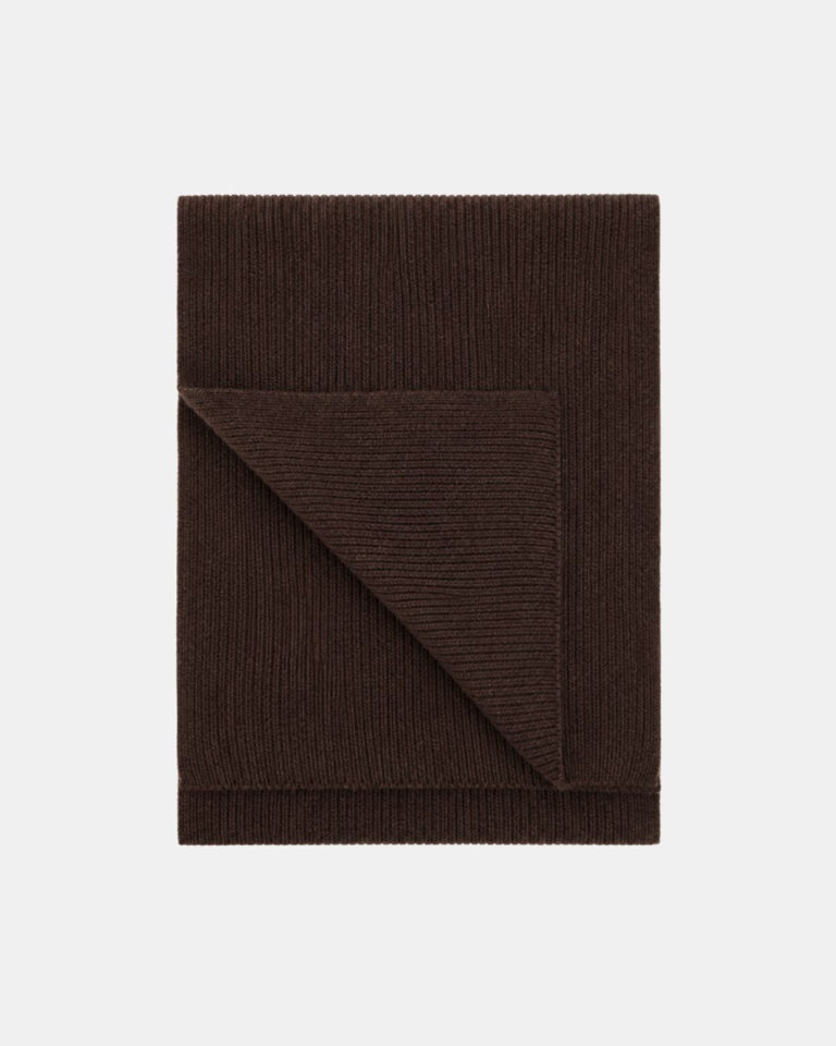 TSOLINE ECHARPE MARRON EBONY Tricots Jean Marc - Écharpe Tsoliné - Marron Ebony – Taille Unique