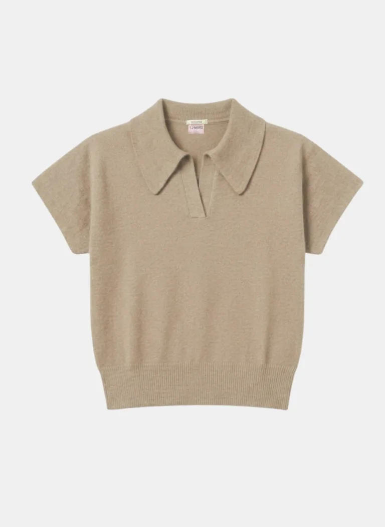Tricots Jean Marc - Polo Tsoliné - Avoine Fawn – L