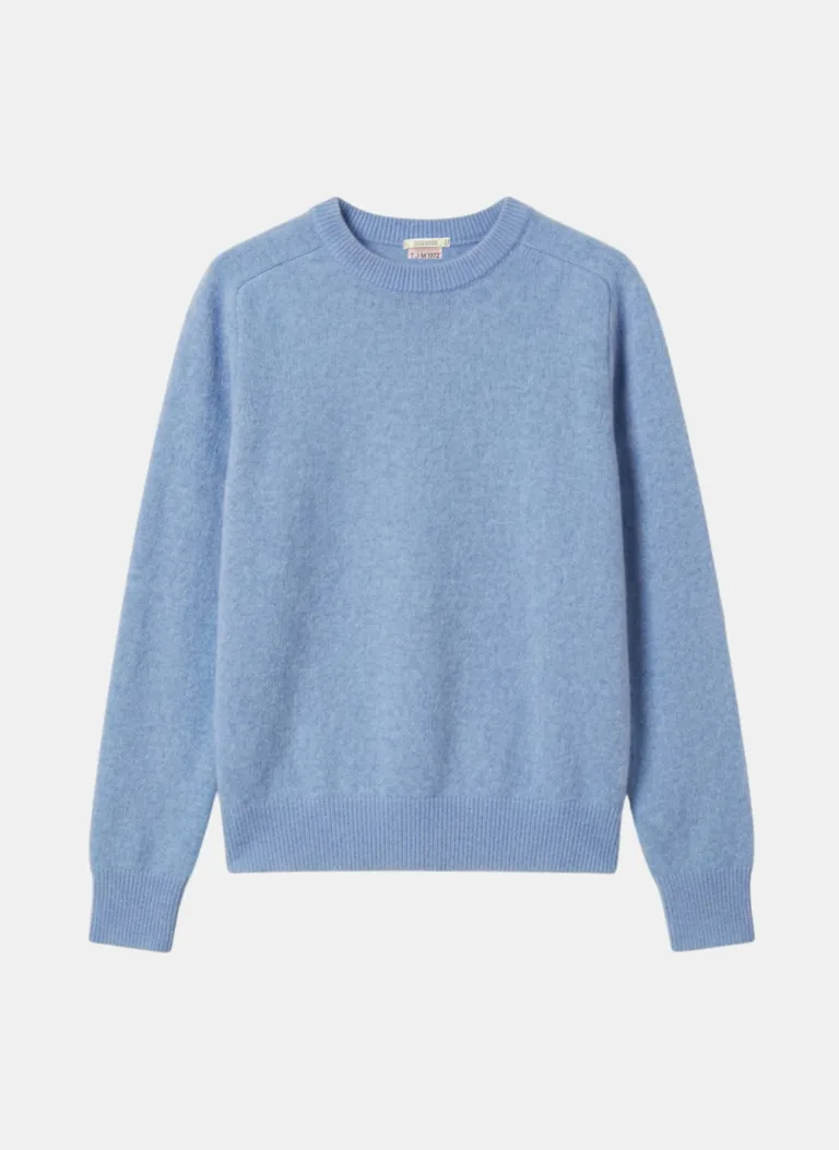 Tricots Jean Marc - Pull Col Rond Tsoliné - Bleu Harbour – L