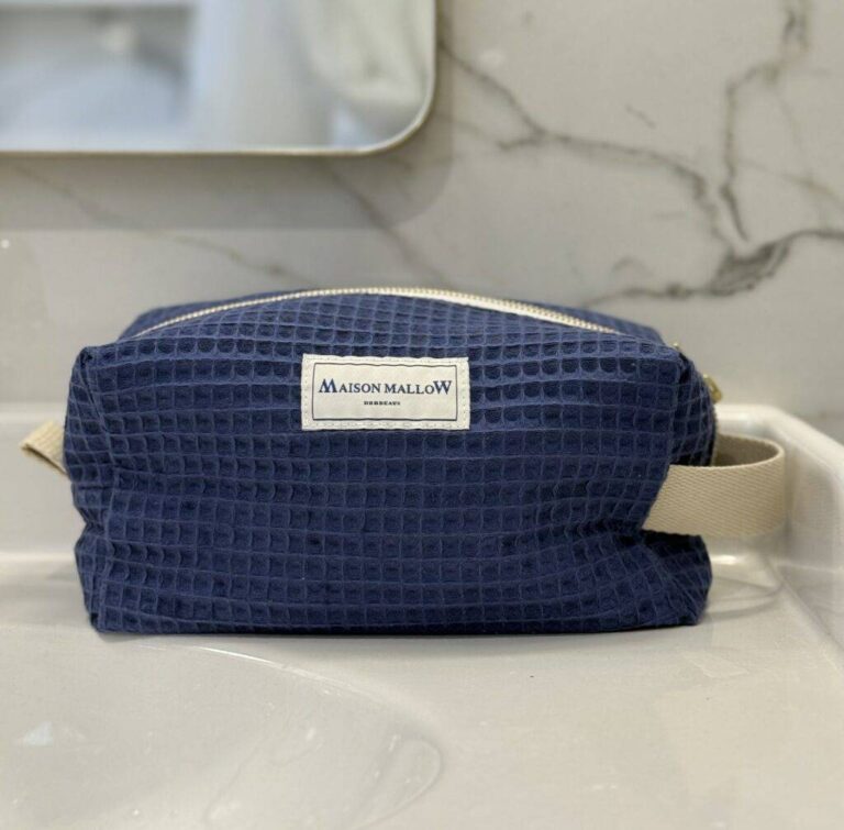 Maison Mallow - Trousse de Toilette XXL Bleu Indigo