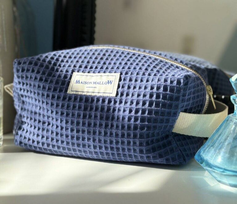 Maison Mallow - Trousse de Toilette XXL Bleu Indigo