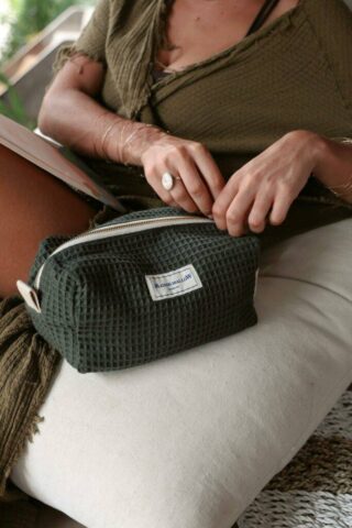 MAISON MALLOW - Trousse de Toilette XXLVert Kaki