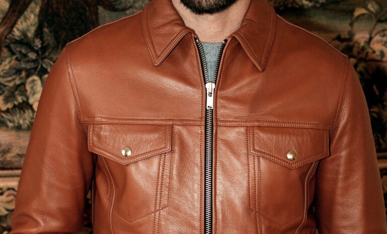 Atelier Bertrand - Blouson Trucker N2 – 46 / Cerf - Bleu marine