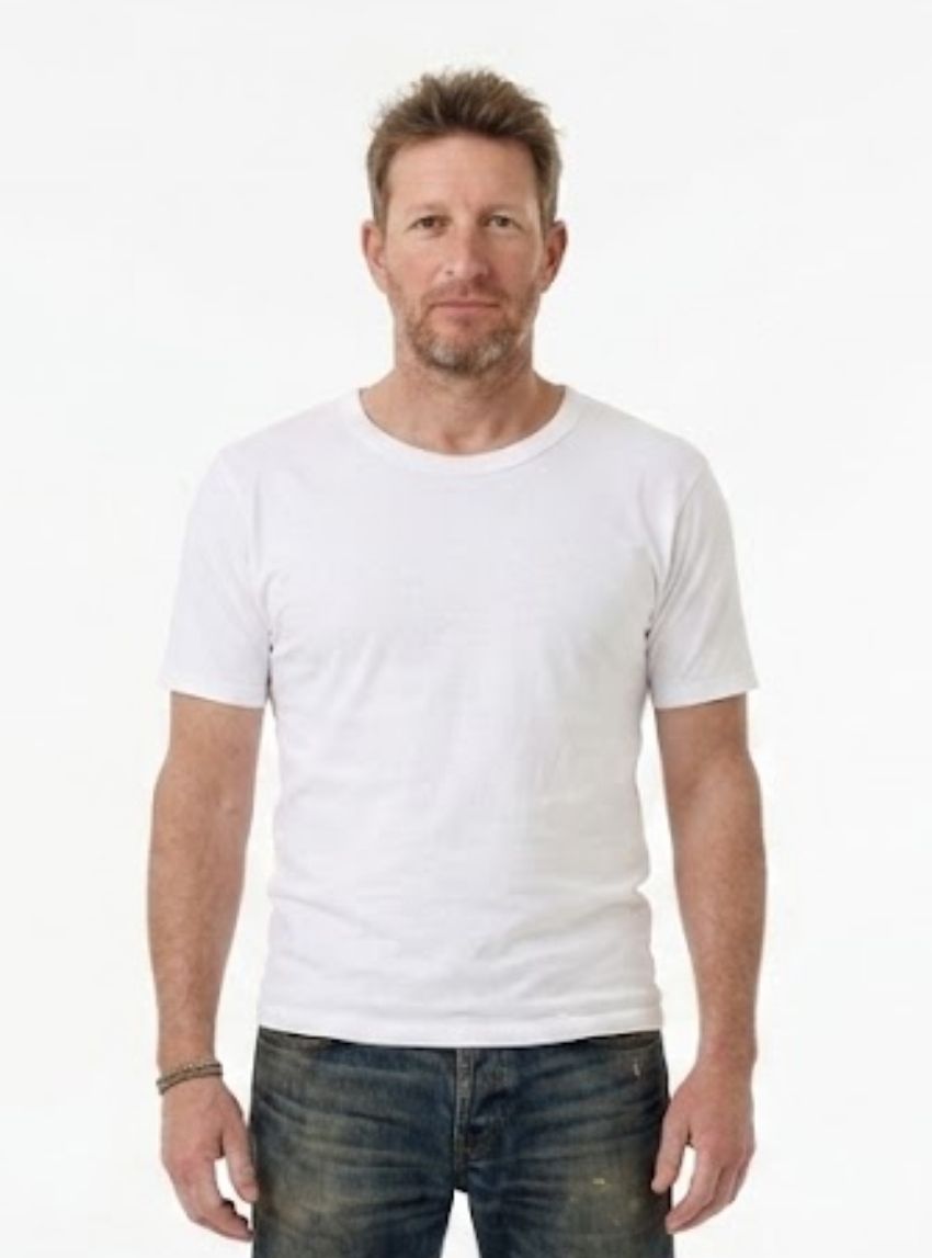 Visuelficheproduit 850x1148 4 d283b091 92ef 4c38 aef2 a12900d5e933 Maison-solfin - Tee-shirt homme en coton ras du cou blanc – 5