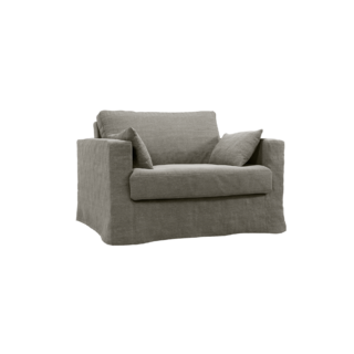 Fauteuil XL lin déhoussable Martigues par la marque Camif Camif - Fauteuil XL lin déhoussable Martigues
