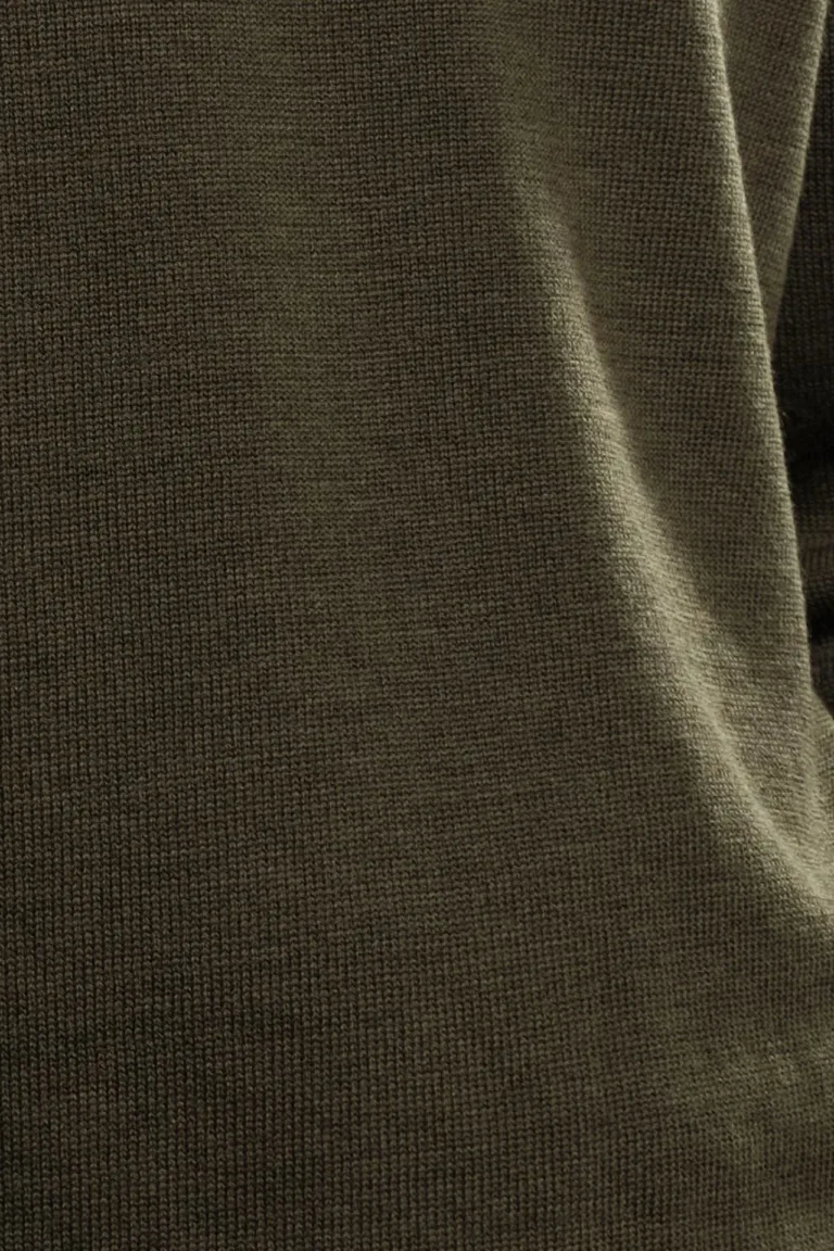 Nitto Knitwear - Pull Col Rond Aris - Kaki – L