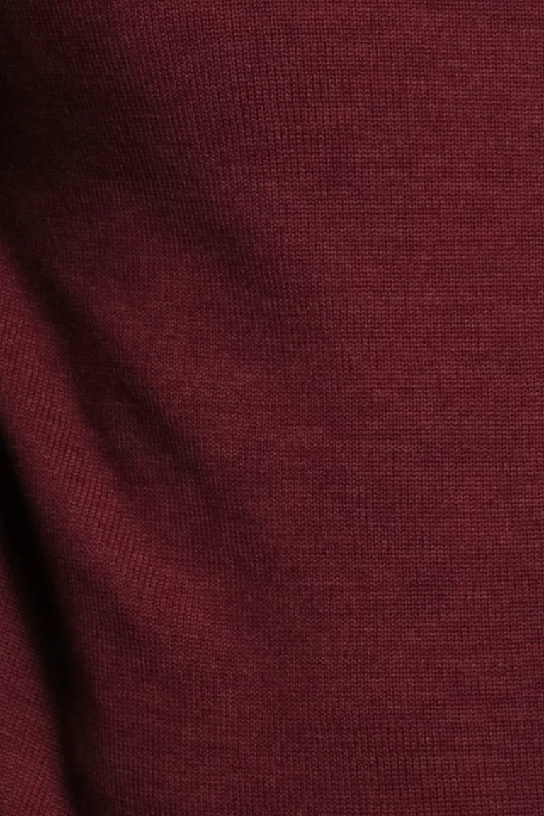 Nitto Knitwear - Pull Col Rond Aris - Rouge Chiné – XL