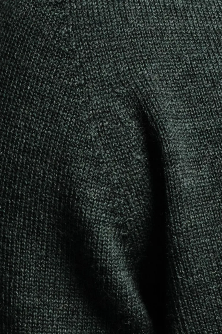 Nitto Knitwear - Pull Col Rond Aris - Vert Forêt – XXL