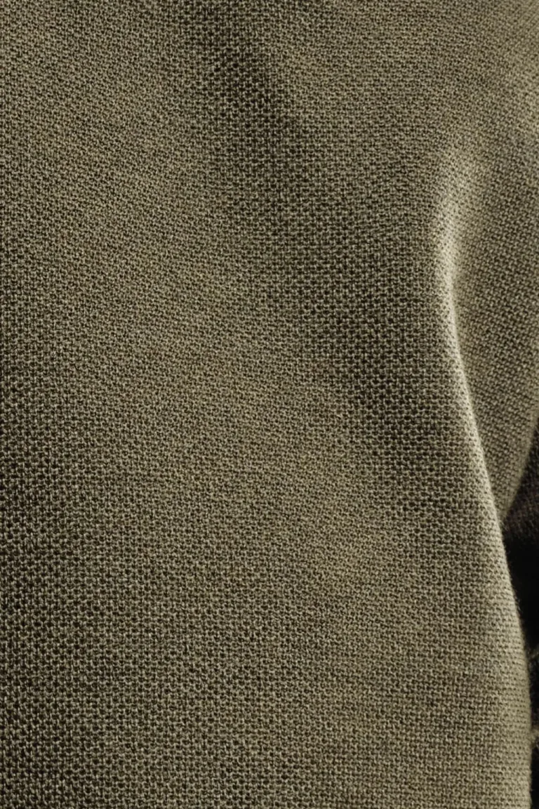 Nitto Knitwear - Pull Col Roulé Youri - Kaki – XL