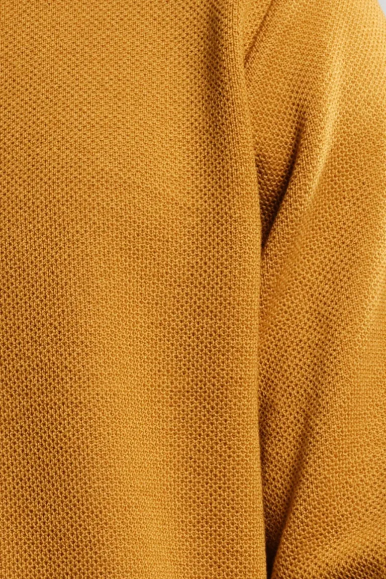 Nitto Knitwear - Pull Col Rond Youri - Ocre – L