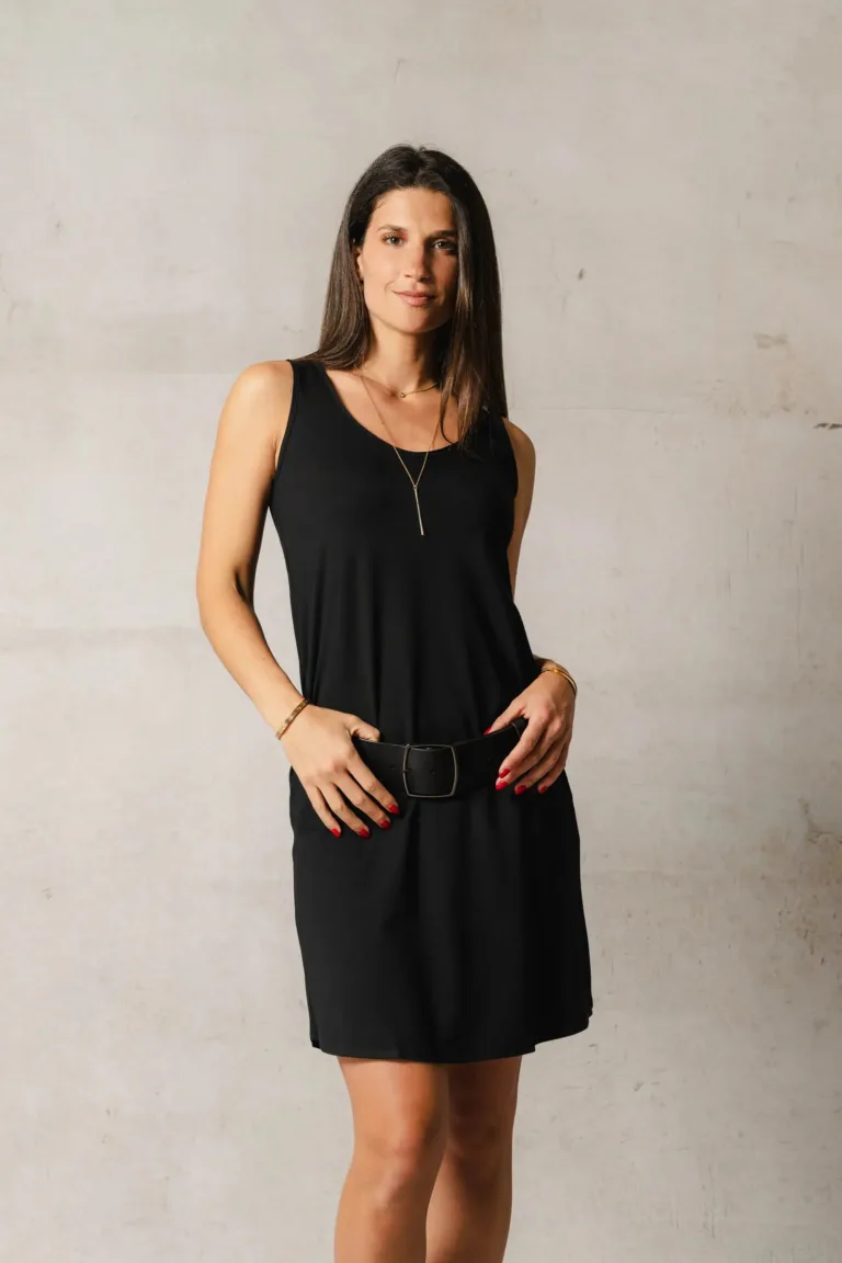 Thelma Rose - Robe débardeur R/V Ziggy – 44 / Noir
