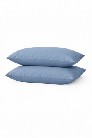 À DEMAIN – Le linge français - Lot de 2 taies en percale de coton biologique, Les Essentiels