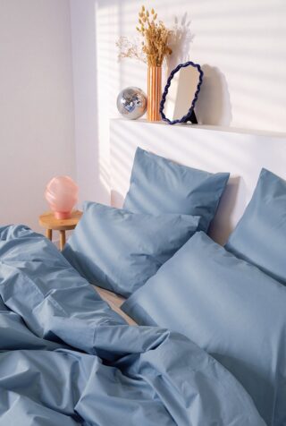 Parure en percale de coton biologique, Les Essentiels par la marque À DEMAIN – Le linge français À DEMAIN – Le linge français - Parure en percale de coton biologique, Les Essentiels