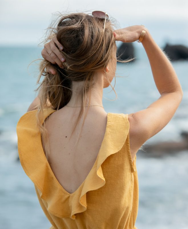 April & C. - Robe Mathilde - miel – 42