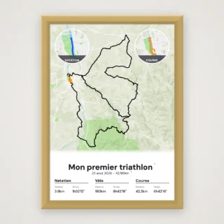 Affiche Triathlon de Vichy (XXL) par la marque The Post Trace The Post Trace - Affiche Triathlon de Vichy (XXL)