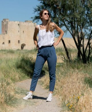 April et C - Pantalon Hellébore – bleu