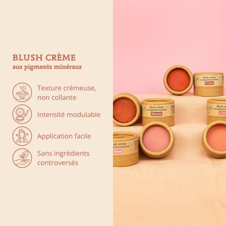 Comme Avant - Blush crème aux pigments minéraux - Version 1 – 1 pot - 10g / Marron