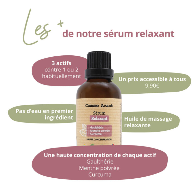 Comme Avant - Sérum corps relaxant - Version 1 – 1 sérum - 50ml
