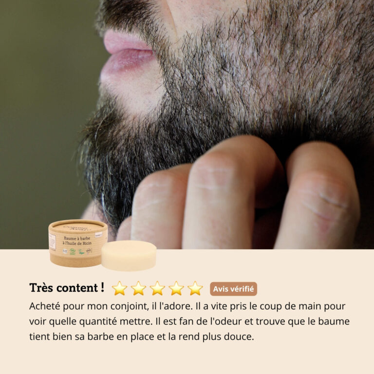 Comme Avant - Baume à barbe à l'huile de ricin - Version 2 – 1 baume à barbe - 40g / Menthe poivrée & Pin Sylvestre