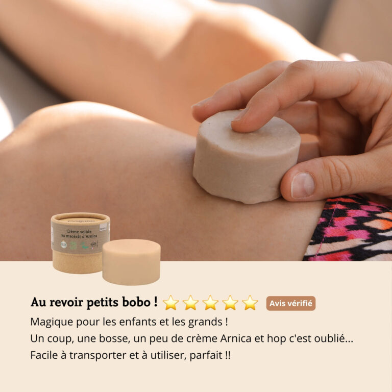 Comme Avant - Crème solide au macérât d'Arnica - Version 2 – 1 demi-pain de crème - 150g