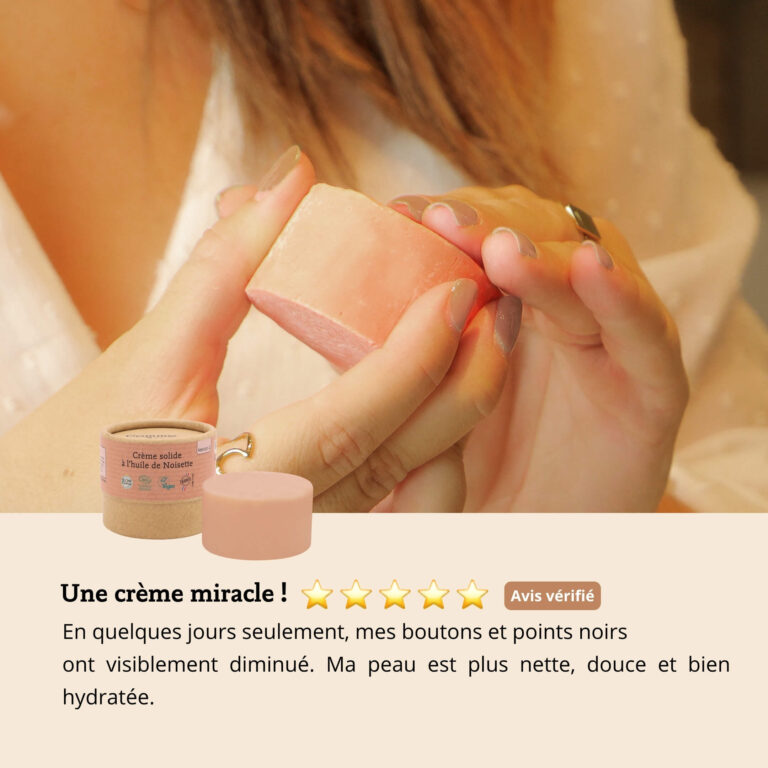 Comme Avant - Crème solide à l'huile de noisette - Version 2 – 1 demi-pain de crème - 150g