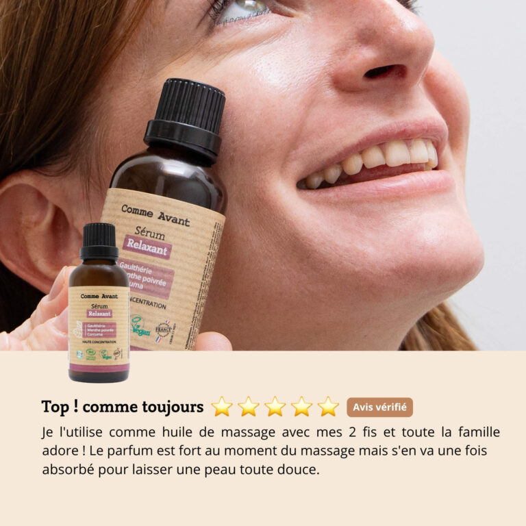 Comme Avant - Sérum corps relaxant - Version 1 – 1 sérum - 50ml
