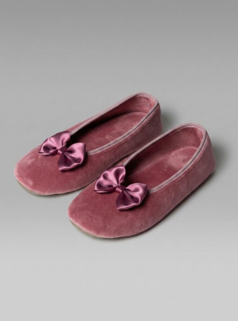 Maison Solfin - Chaussons ballerines femme bois de rose – 41/42