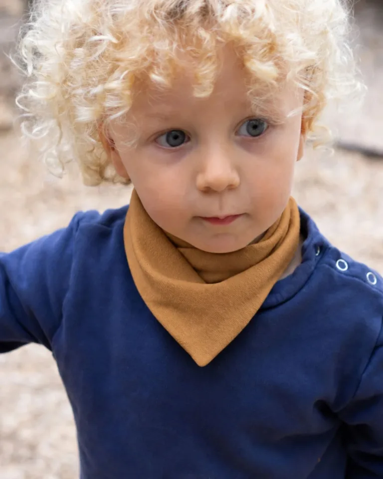 Petit Pote - Bavoir bandana - à l'unité – Taille unique / Rayé gris