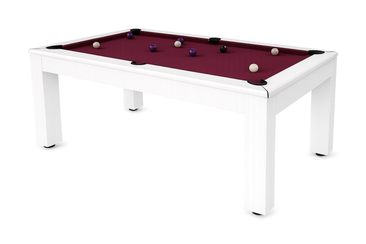 billard cl anglais blanc tapis vin maison toulet Maison Toulet - Billard Le CL