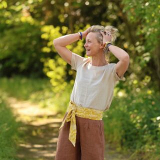 Blouse Emeline en lin naturel par la marque Quintessence Quintessence - Blouse Emeline en lin naturel