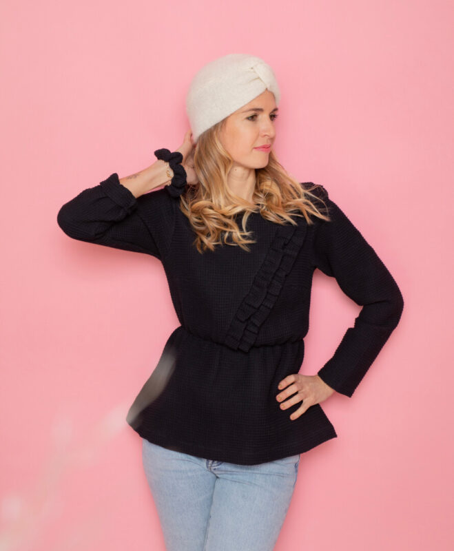 April & C. - Blouse Mina - Noire – xl