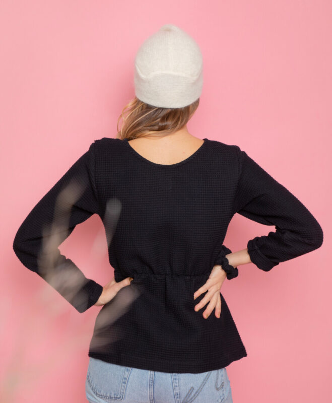April & C. - Blouse Mina - Noire – xl