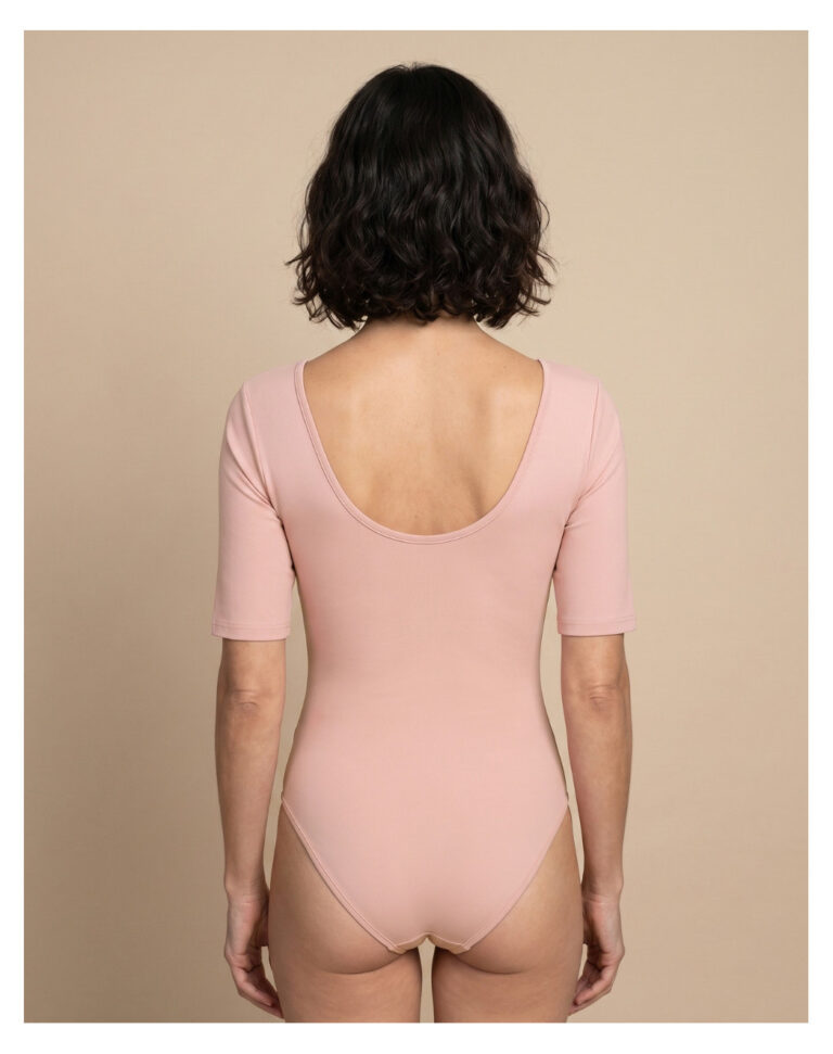 Maison Lemahieu - Body dos nu - Rose Poudré – 2XL