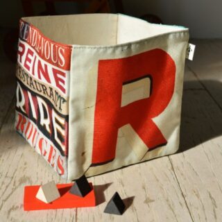 Maron Bouillie - Boite de rangement lettre R