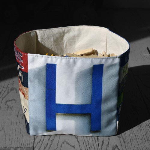 boite de rangement lettre h MARON BOUILLIE - Boite de rangement lettre H