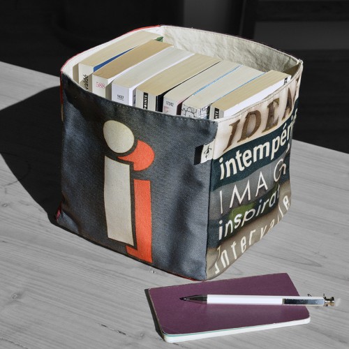 boite de rangement lettre i MARON BOUILLIE - Boite de rangement lettre I