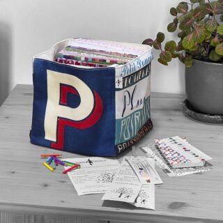 Maron Bouillie - Boite de rangement lettre P