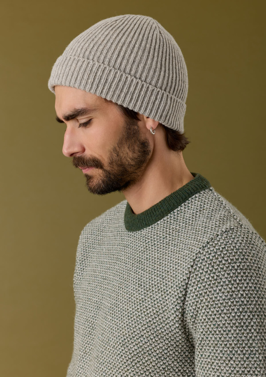 bonnet prapoutel gris clair Montlimart - BONNET PRAPOUTEL GRIS CLAIR