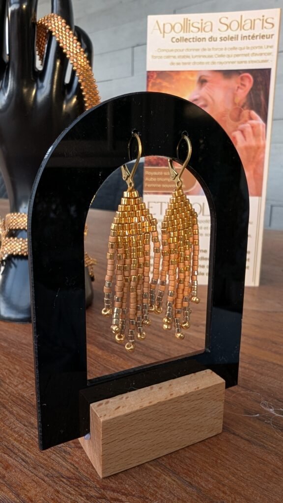 Valdyria - Mini Boucles d’Oreilles Apollisia Solaris