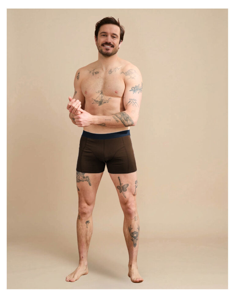 Maison Lemahieu - Boxer coton modal - Marron Café – 2XL