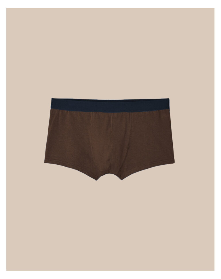 Maison Lemahieu - Boxer court en Coton BIO - Marron Café – 2XL