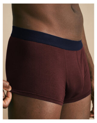 Maison Lemahieu - Boxer court en Coton BIO – Rouge Bordeaux