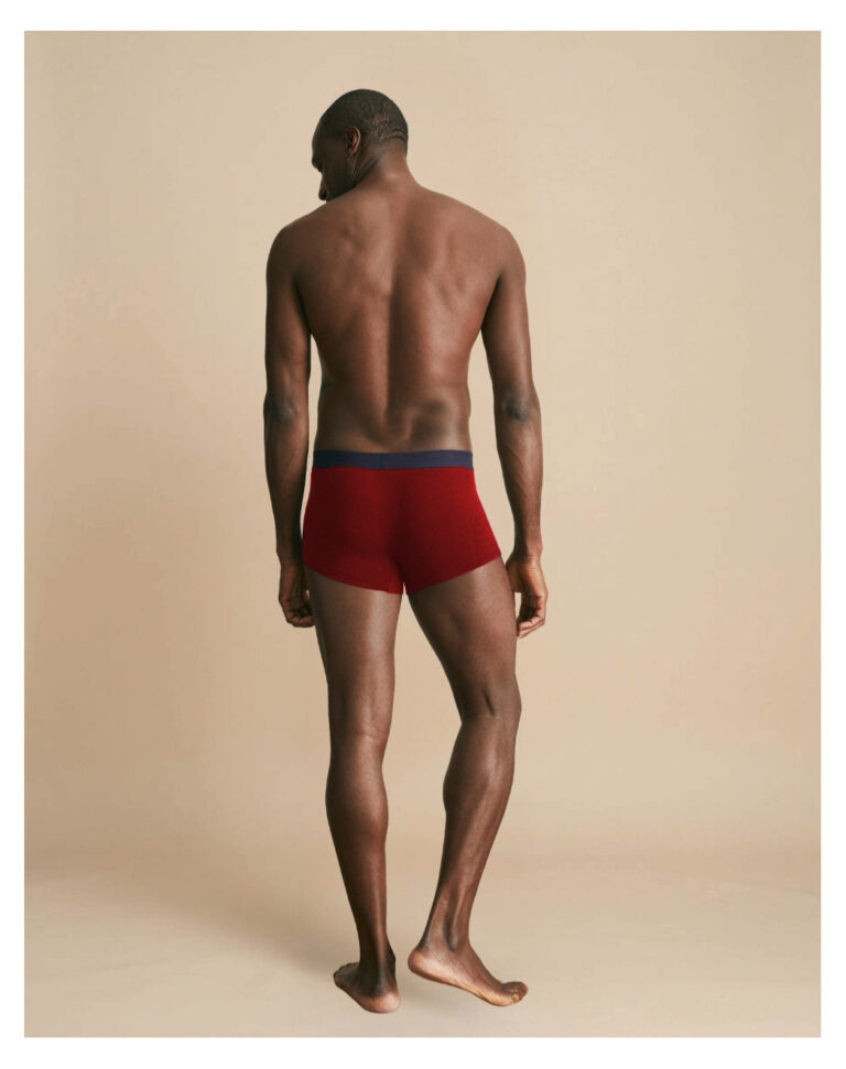 Maison Lemahieu - Boxer court en Coton BIO - Rouge Vif – 2XL