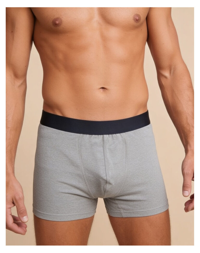 Maison Lemahieu - Boxer en Coton BIO - Mi long - Gris – 2XL