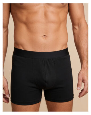Maison Lemahieu - Boxer en Coton BIO – Mi long – Noir
