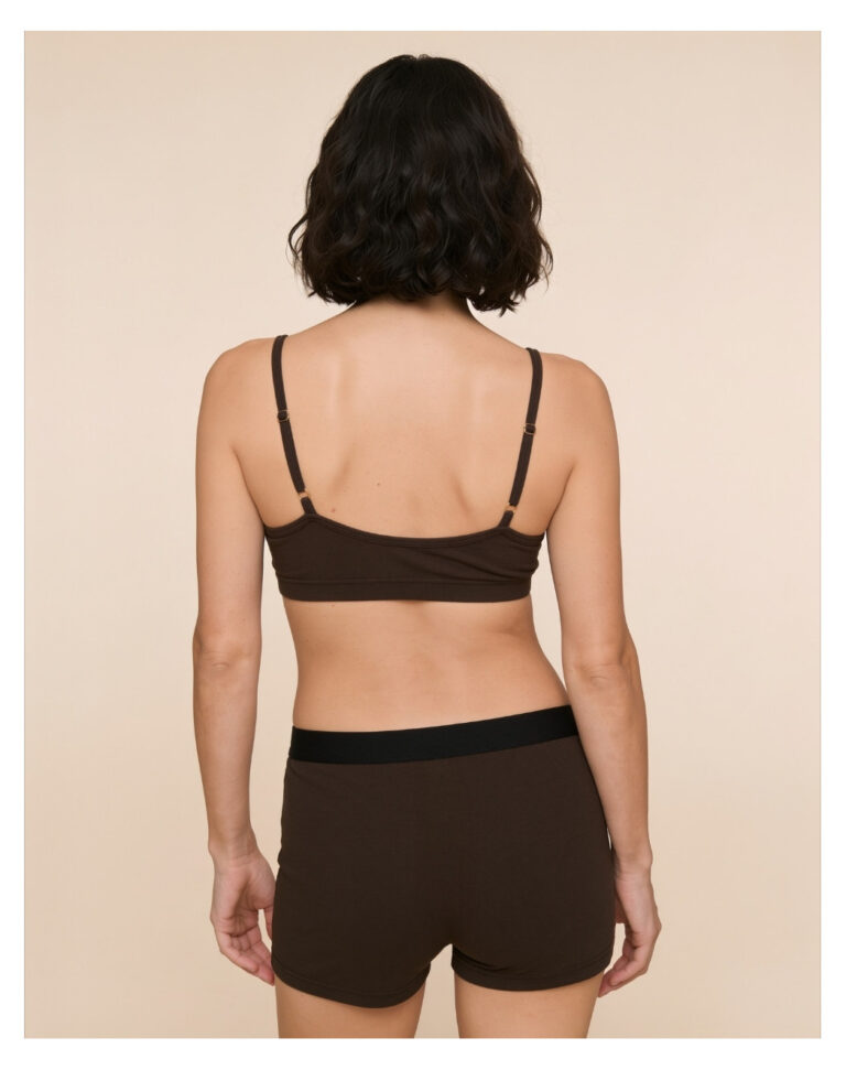 Maison Lemahieu - Boxer Femme - Marron Café – 2XL