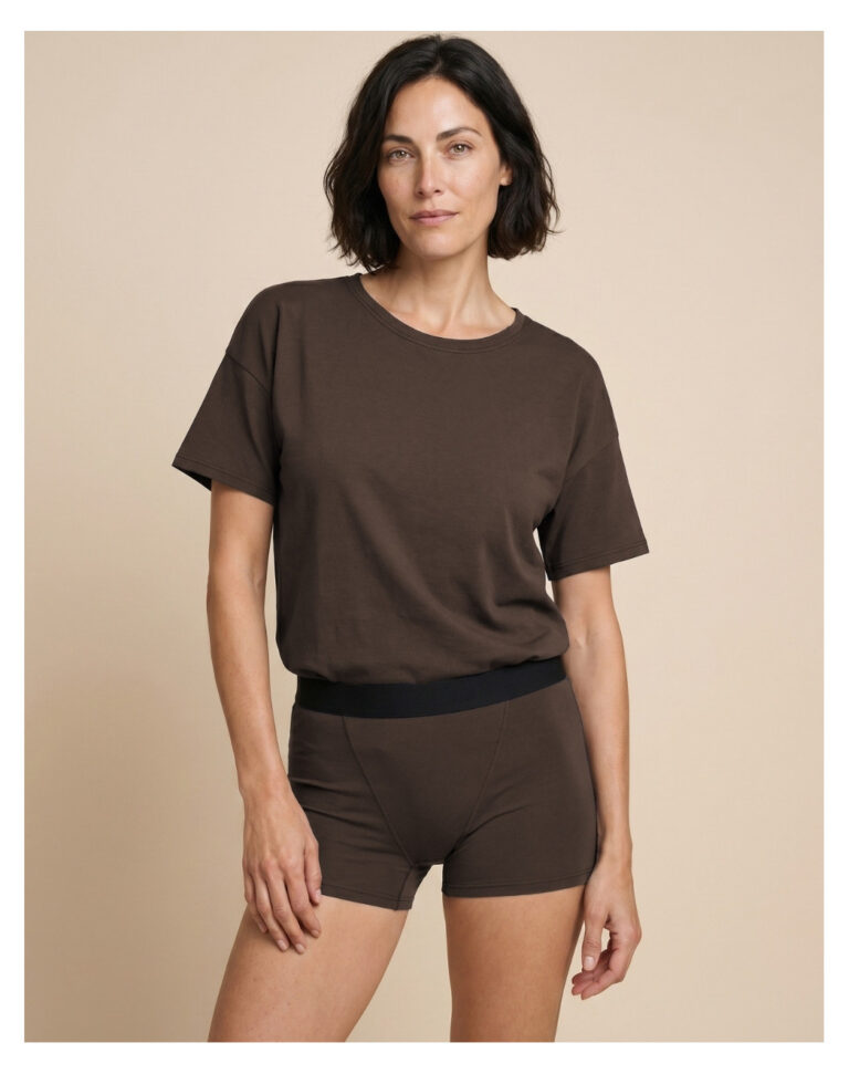 Maison Lemahieu - Boxer Femme - Marron Café – 2XL
